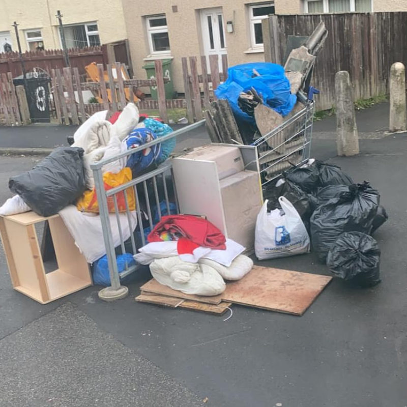Fly tipping in the ward