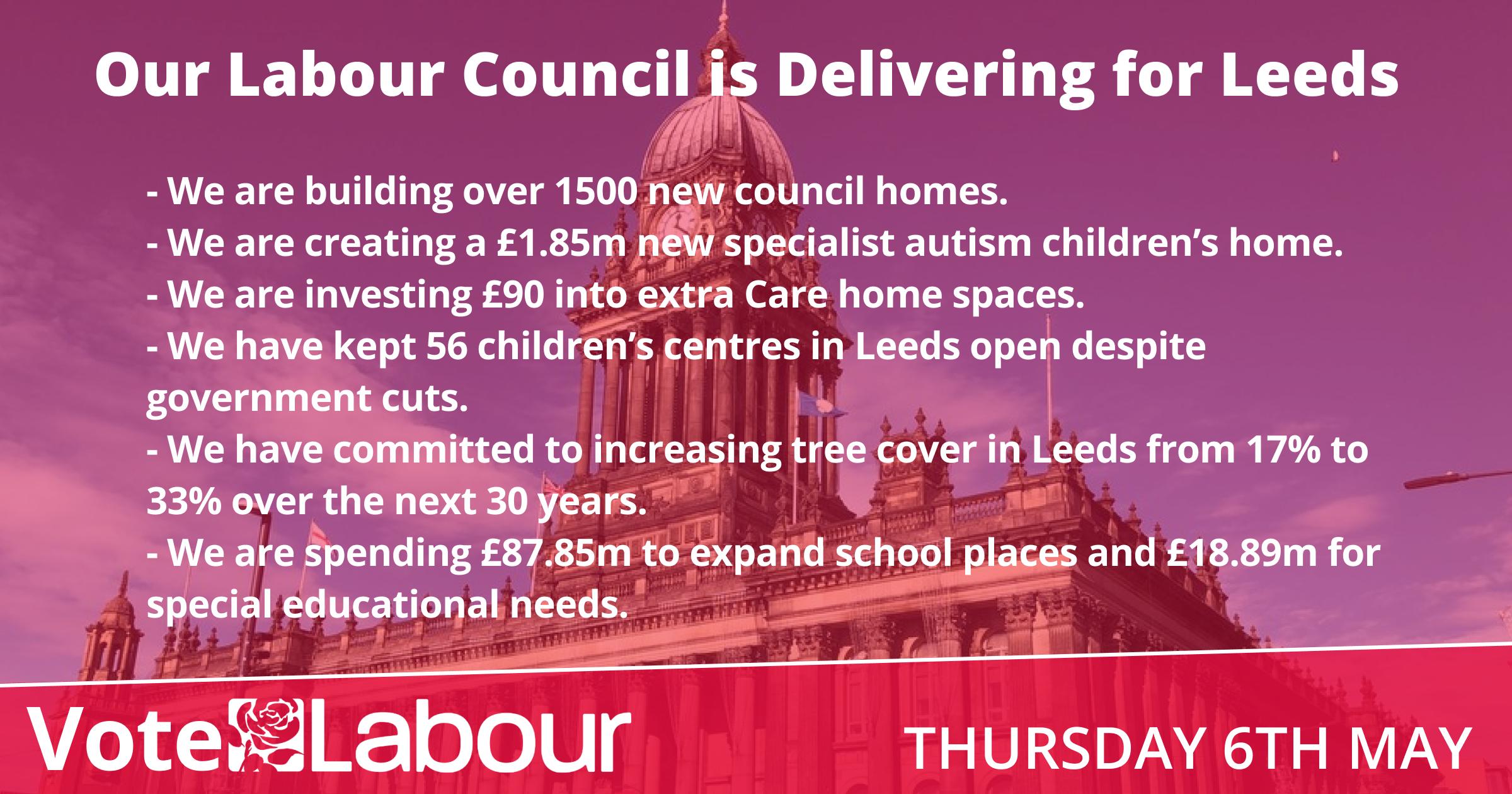 Our Labour Council is delivering for Leeds