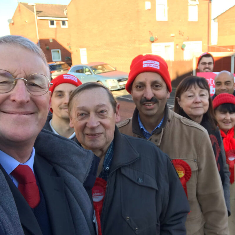 The Hunslet and Riverside team out in the ward